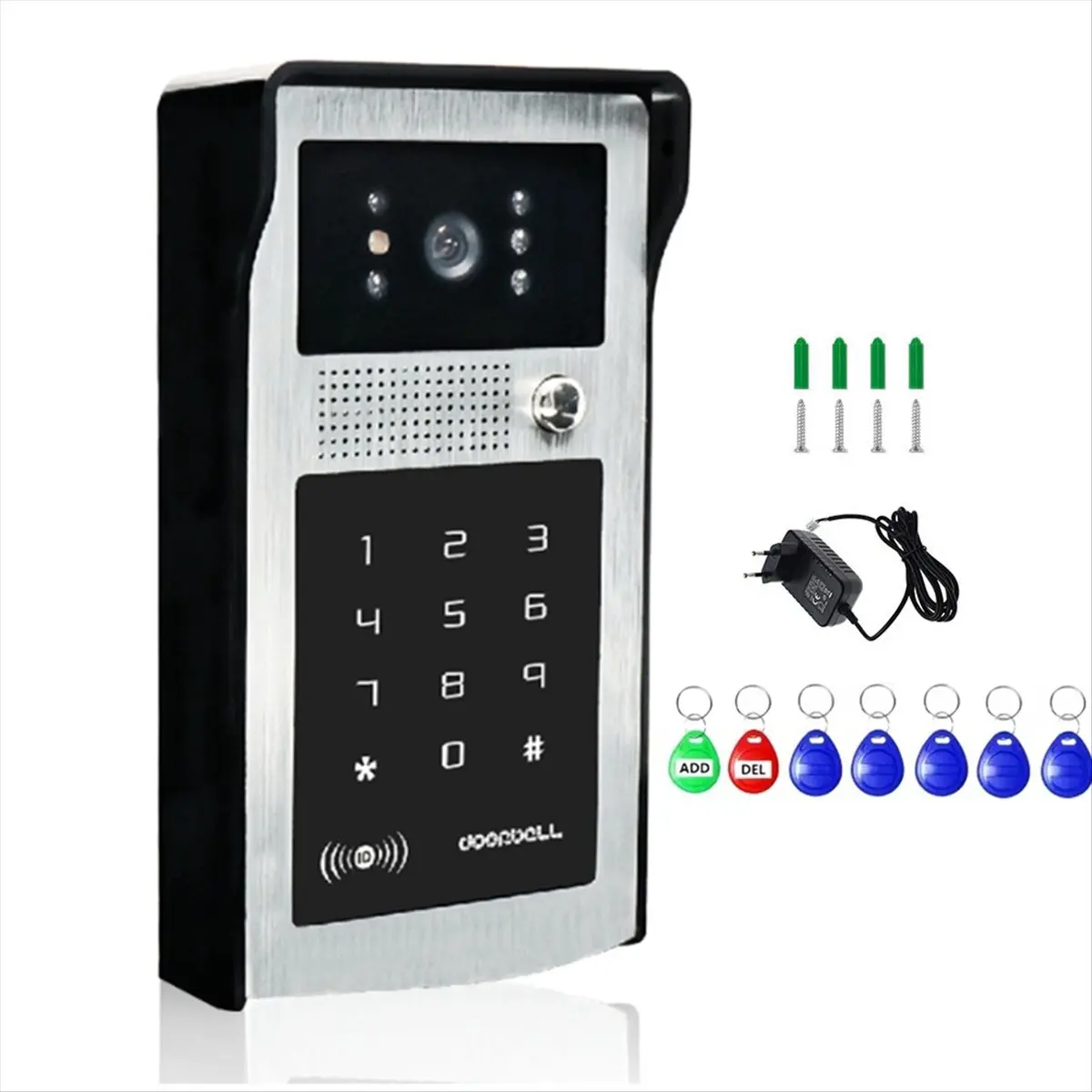 A77K Tuya Smart Wifi Video Doorbell System 1080P Wireless Video Door Phone Outdoor WIFI Camera RFID Card EU Plug