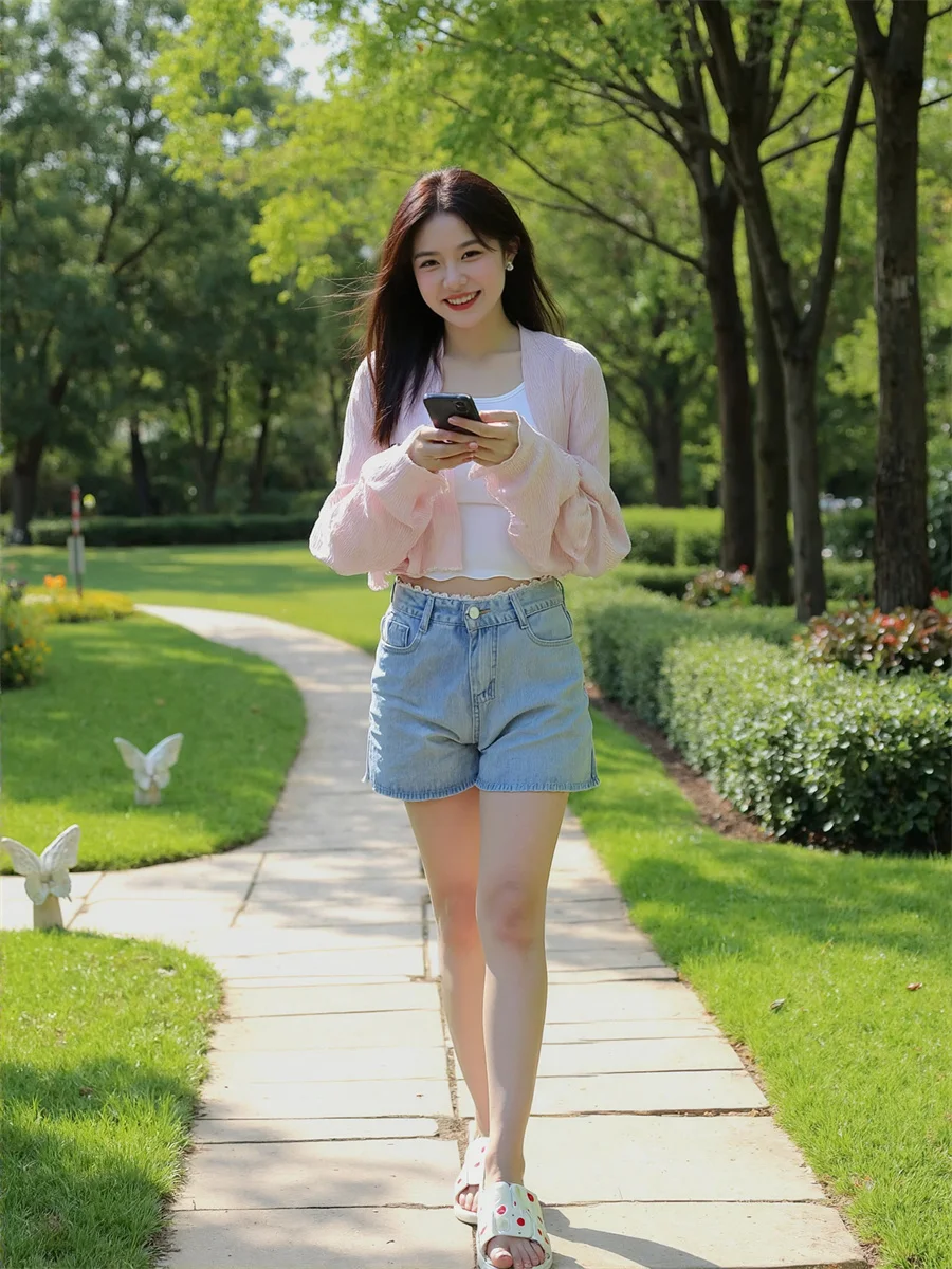 반바지 여성용 하이 웨이스트 경량 미들 비치 위장 여성용 클래식 스팽글 의상 Ruffles Femme