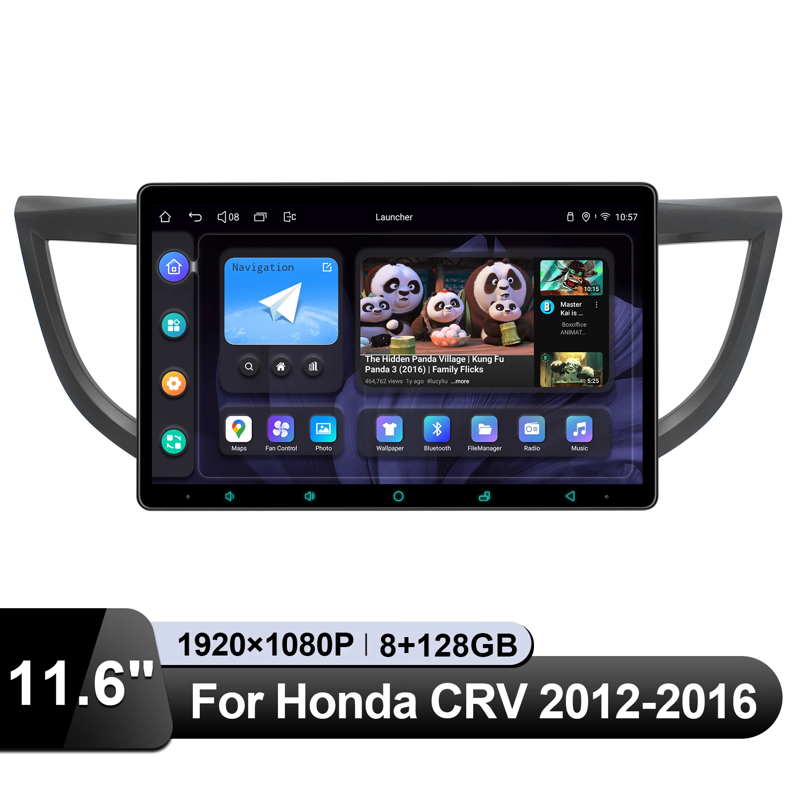 

JOYING 11.6"Android Auto Carplay Car Radio Stereo Multimedia Multimedia Autoradio GPS Navigation For Honda CRV CR-V 2012-2016