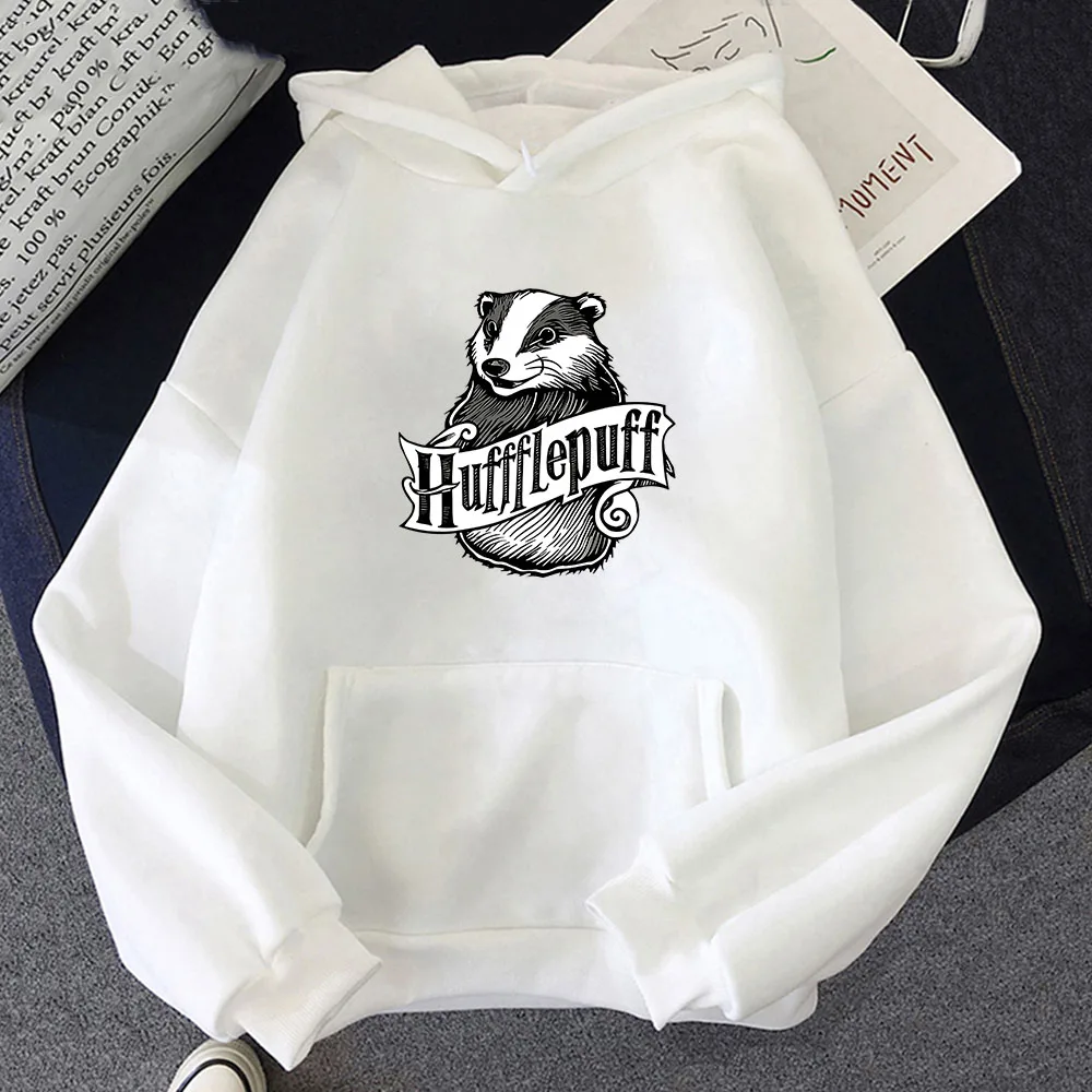 Hogwarts Printed Hoodie Graphic Fashion Sweatshirt for Autumn/Winter Magic Casual Clothing Sudaderas Con Capucha Cute New Hoody