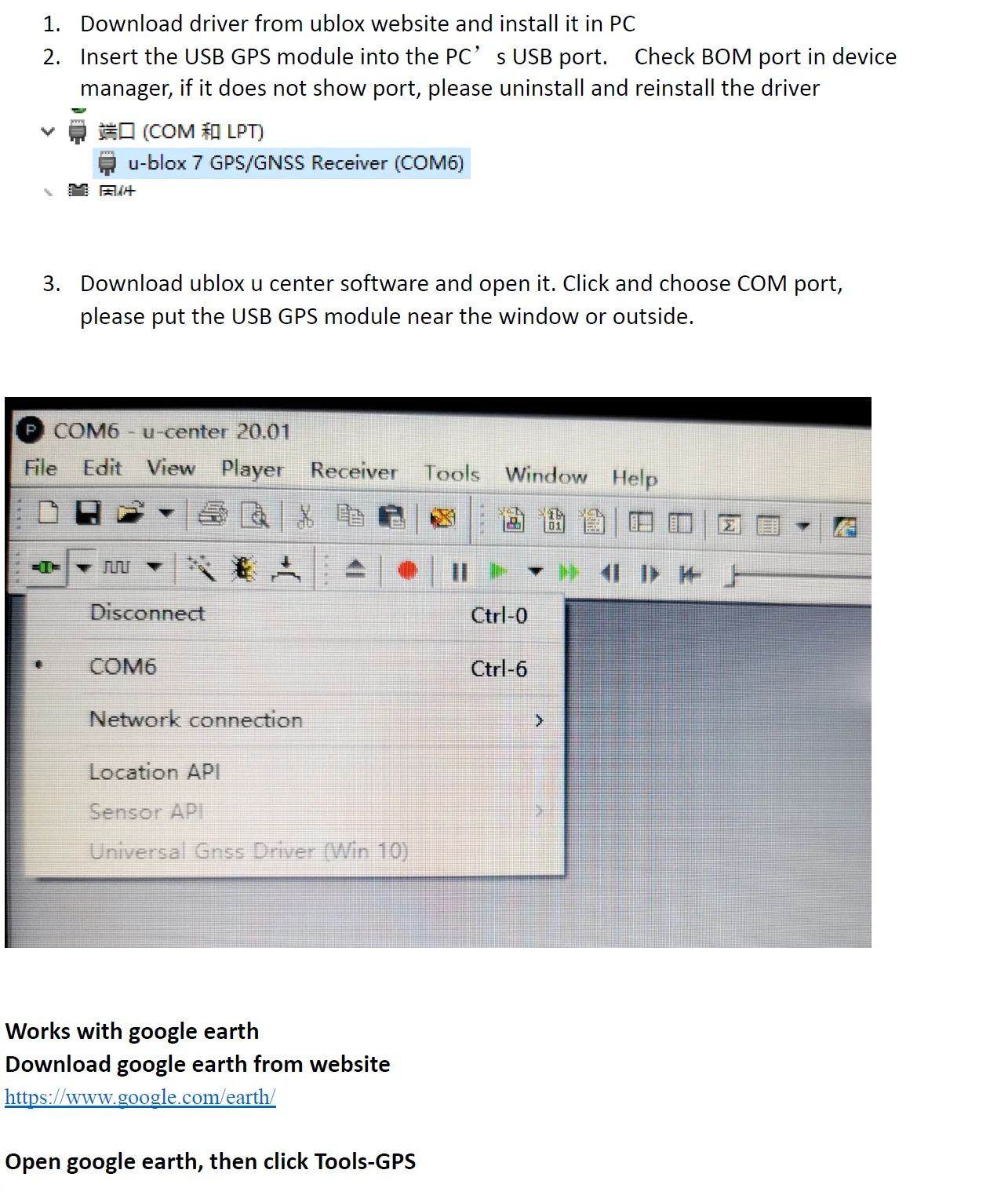 2PCS Vk-172 Gmouse modulo GPS USB G71 G-mouse supporto di navigazione USB Glonass Windows Linux 7020 supporto Raspberry PI googlearth