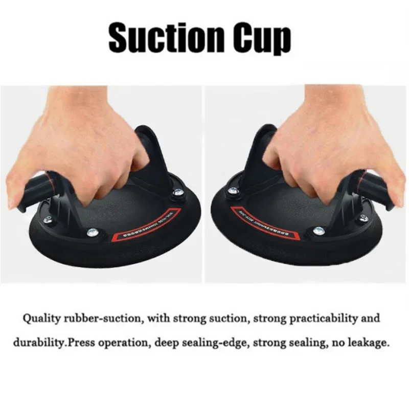 2024 Vacuum Suction Cup 200kg Loading Capacity Heavy Duty Vacuum Spreader For Tile Adsorption 8 Inch Cup Glass Granite Lifting