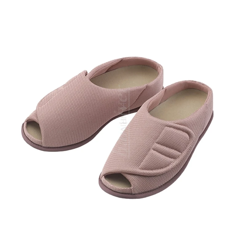 

Fully open mouth of elderly people's big feet bone puffy multi-functional health care shoes home convenient and comfortable shoe