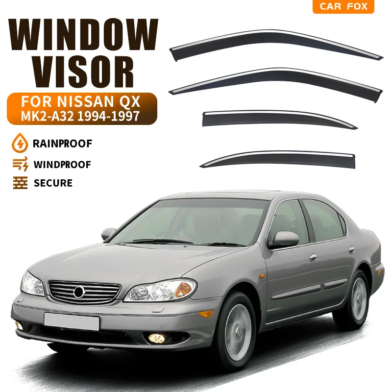

For Nissan QX 1994-1997 Car Window Visor Awning Shelters Windshield Side Window Rain Sun Shade Auto Accessories Car Styling