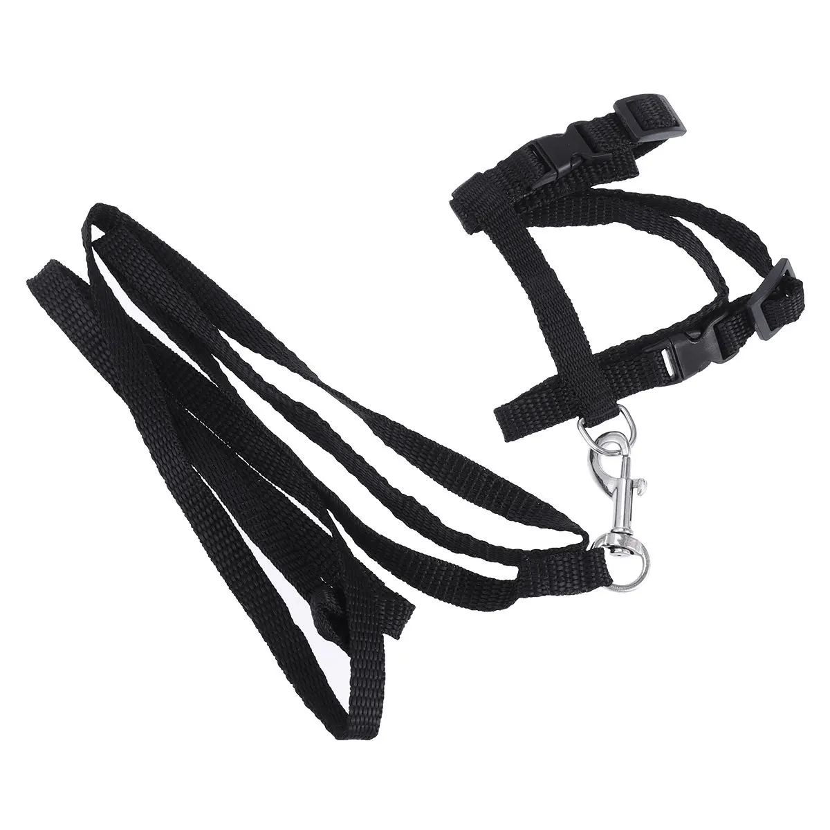 

Adjustable Nylon Pet Traction Rope Traction Rope For Cat Harness Kitten Outdoor Walking Black Pet Supplies