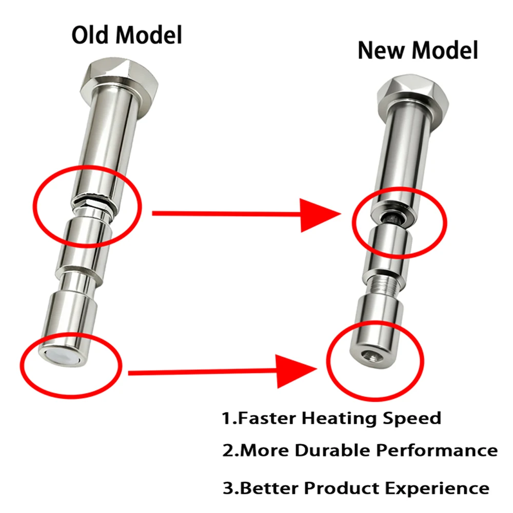 

Upgrade Nozzle for Anycubic Kobra 3 Max - Hotend Combo Nozzle, 0.25 0.4 0.6 0.8mm Replaceable Nozzles