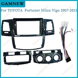 9 Inch Car Frame Fascia Adapter For Toyota Fortuner Hilux Vigo 2007-2015 Android Radio Dash Fitting Panel Kit
