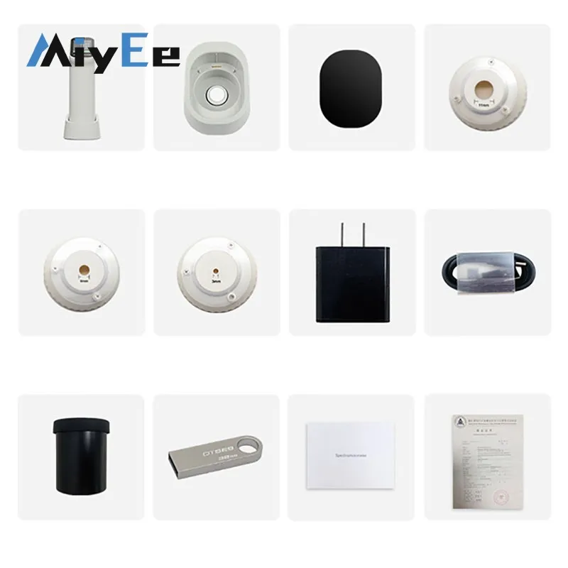 Miyee DS‑220 Portable High Precision Colorimeter 3mm+6mm+11mm Multi‑Aperture Professional Color Difference Analyzer