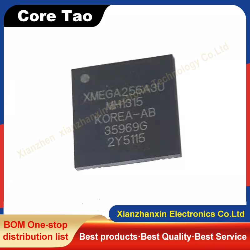 

1pcs/lot ATXMEGA256A3U-MH ATXMEGA256A3U XMEGA256A3U VQFN64 Microcontroller chips