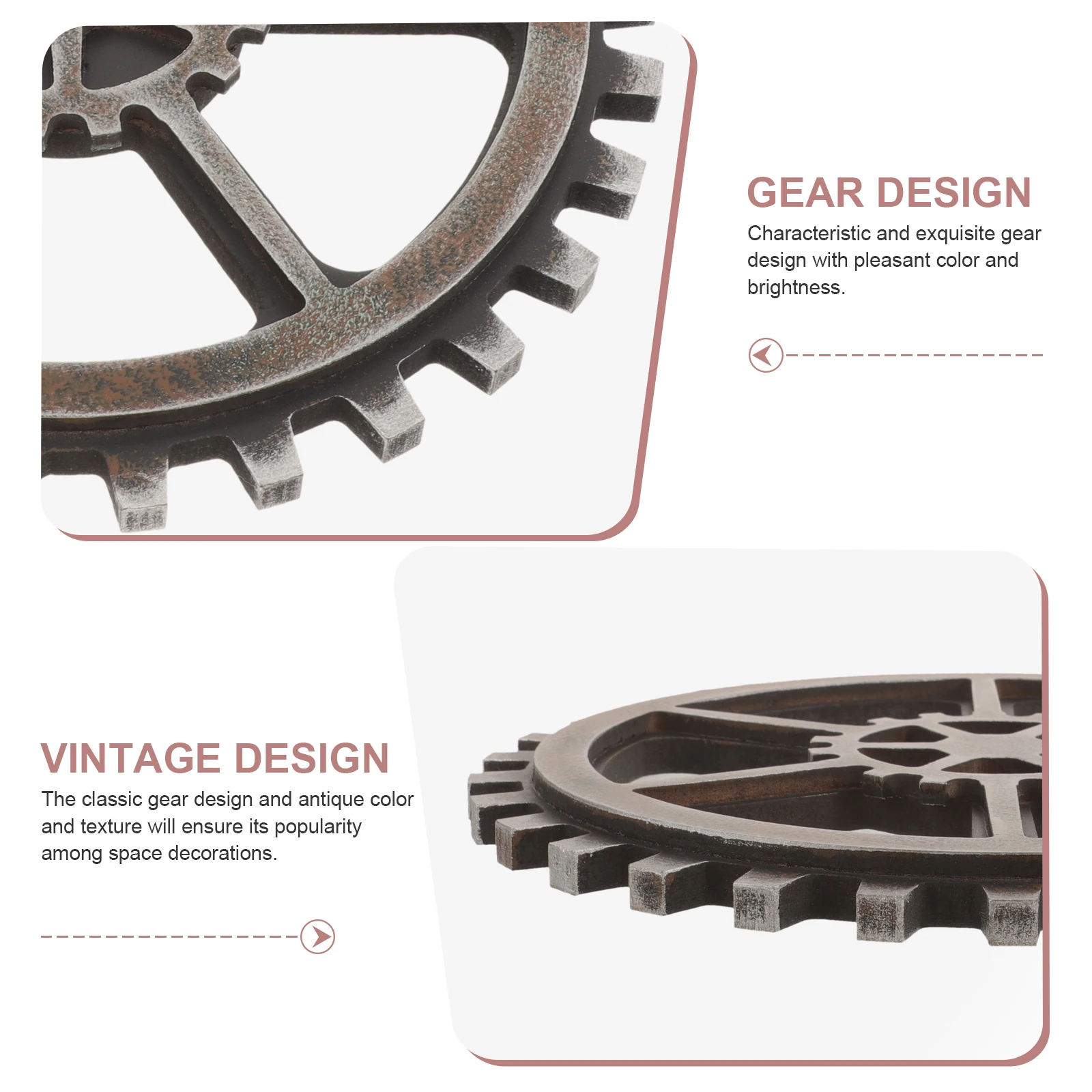 

24Cm Vintage Steampunk Gear Decoration Wall Home Bar Art Craft Lightweight Hexagon Metal Wall Hanging Decor Steampunk