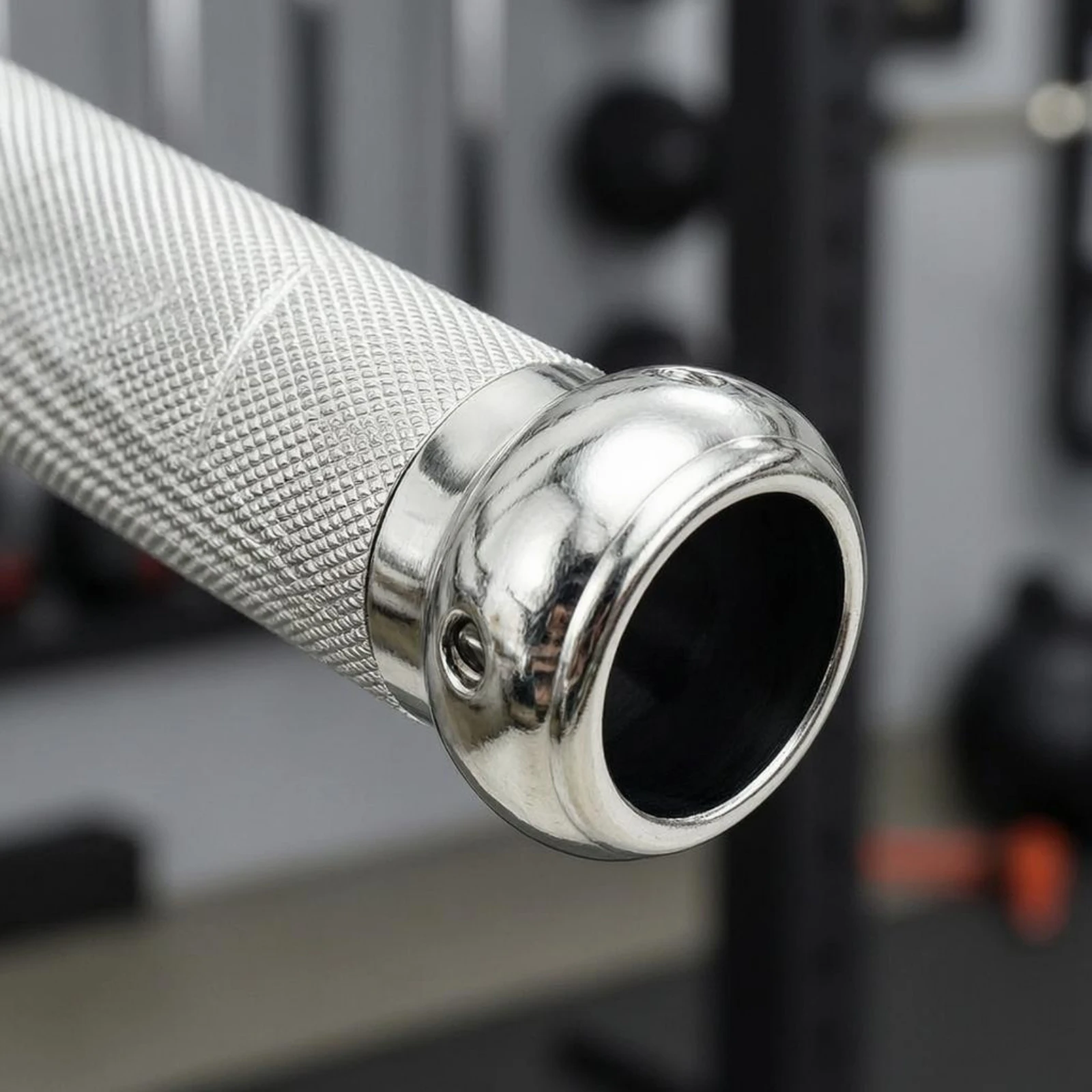 

Knurled Sleeve Tube Silver Aluminum Alloy Sleeve
