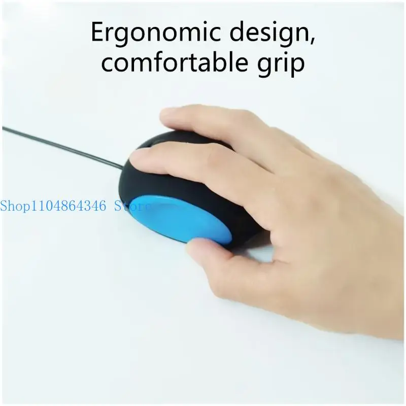 652F ABS Corded Mouse 1200DPI Type C Ergonomic Long Work