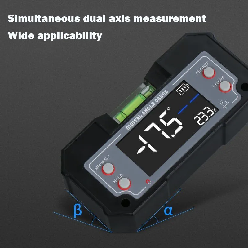 Digital Display Mini Level Professional Portable Spirit Level Professional Magnetic Angle Measurement Construction Work Tools