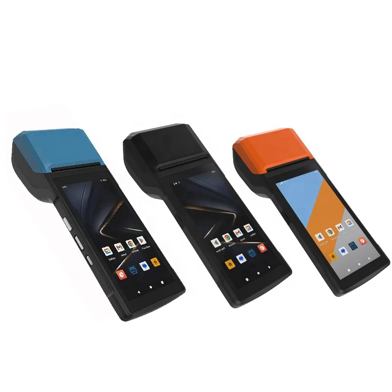 Free H10S 4G Wireless Restaurant Lottery Lotto Touch Screen Mobile Pos Terminal / Betting Machine with 58mm Thermal Printer