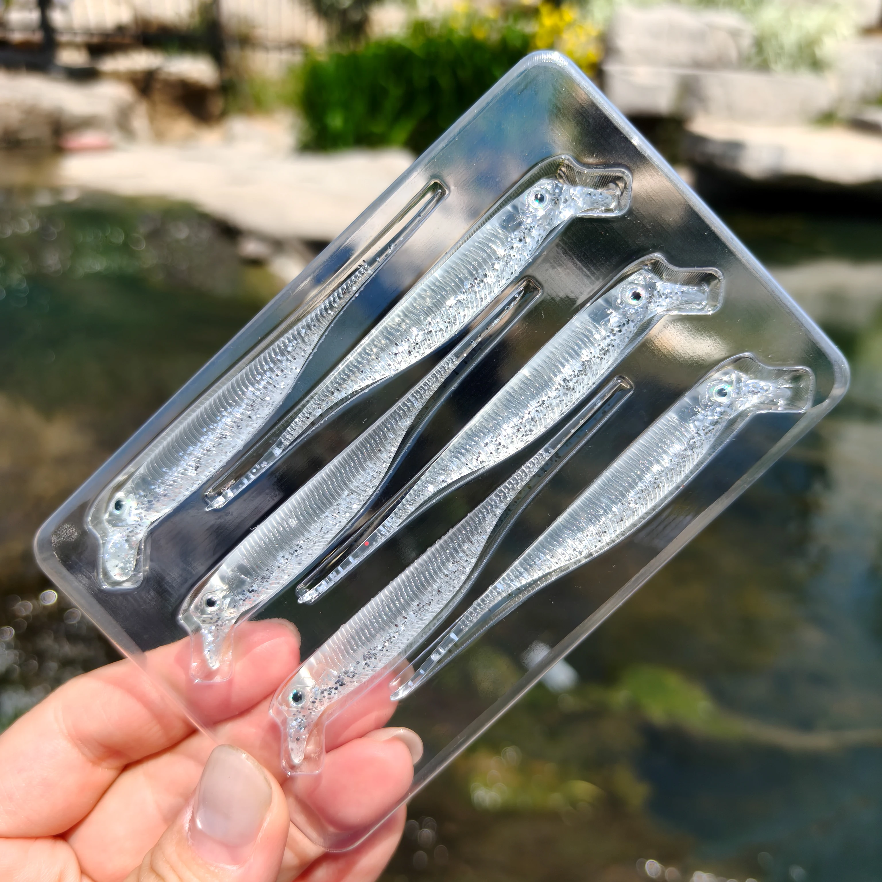 6 Stück Angeln 80mm/2,5g Crankbait Weichköder - Zweifarbiger Lippenköder |   Langsam sinkende Wobbler-Aktion