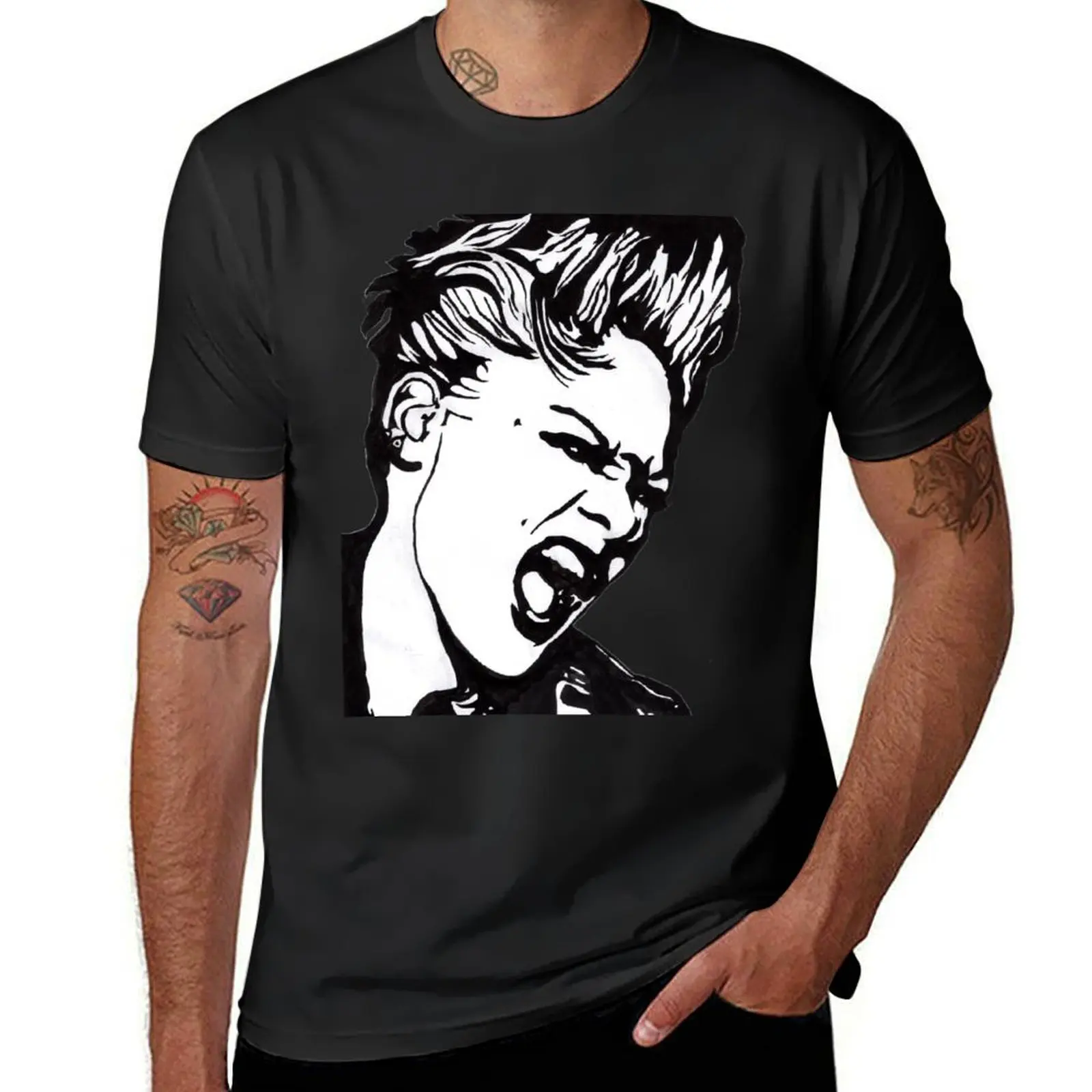 

Футболка Rock Star, футболки с аниме, роскошные дизайнерские рубашки, мужская тренировочная рубашка