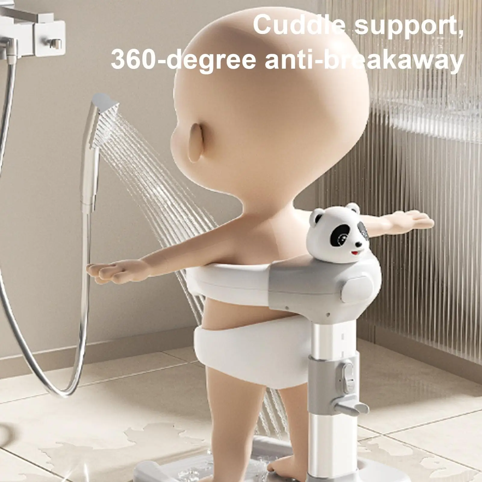 Suporte de banho para bebês ajustável, antiderrapante, suporte para chuveiro infantil, dobrável, assento de banho para recém-nascidos, banheiras portáteis para crianças, meninos e meninas