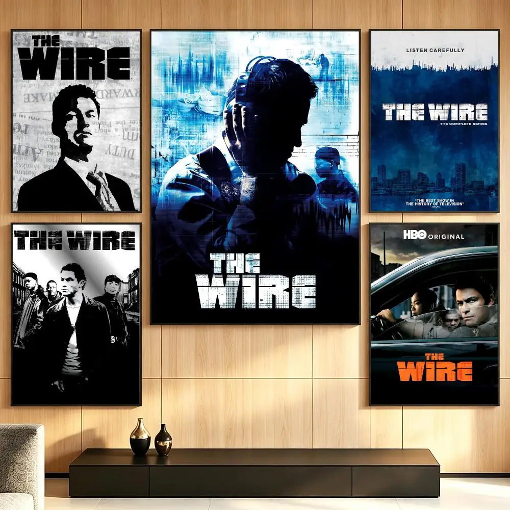 series The Wire Poster Poster HD Printing Cozy Warm Style Home Decor Suitable for Living Room Bedroom Gift