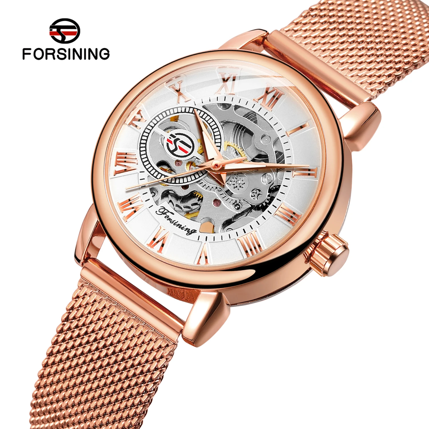 forsining-classic-elegant-womens-watches-skeleton-hand-wind-mechanical-wristwatches-roman-numerals-mesh-strap-retro-luxury-brand