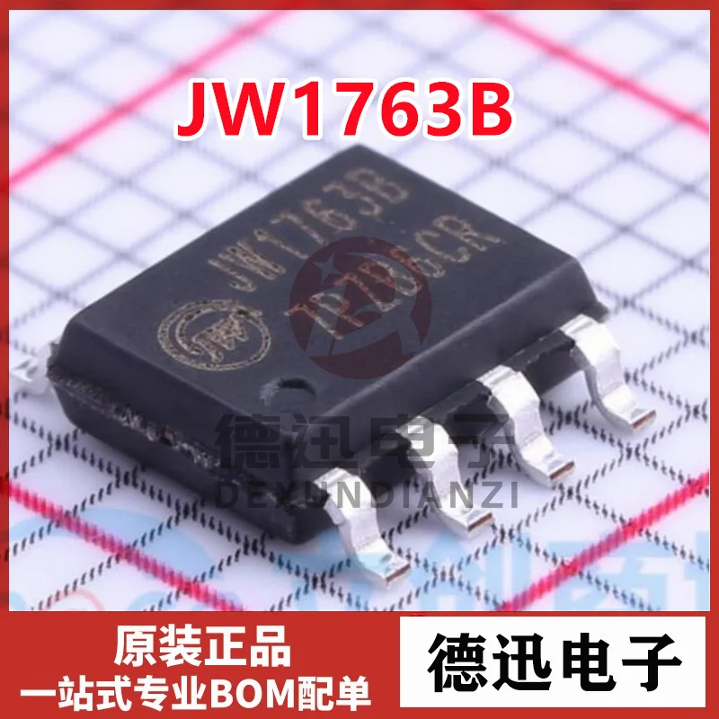 New original JW1763B SOP-8 LED constant current driver IC non-isolated lighting controller chip