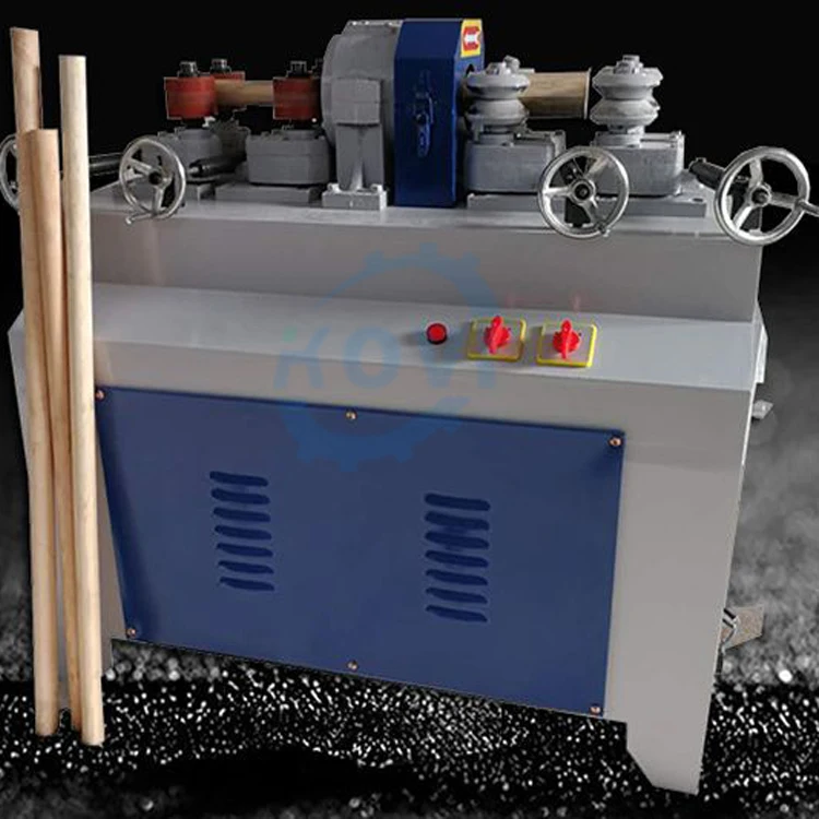 

Woodworking Broom Stick Shovel Handle Making Rounding Machine Wood Round Rod Milling Machine