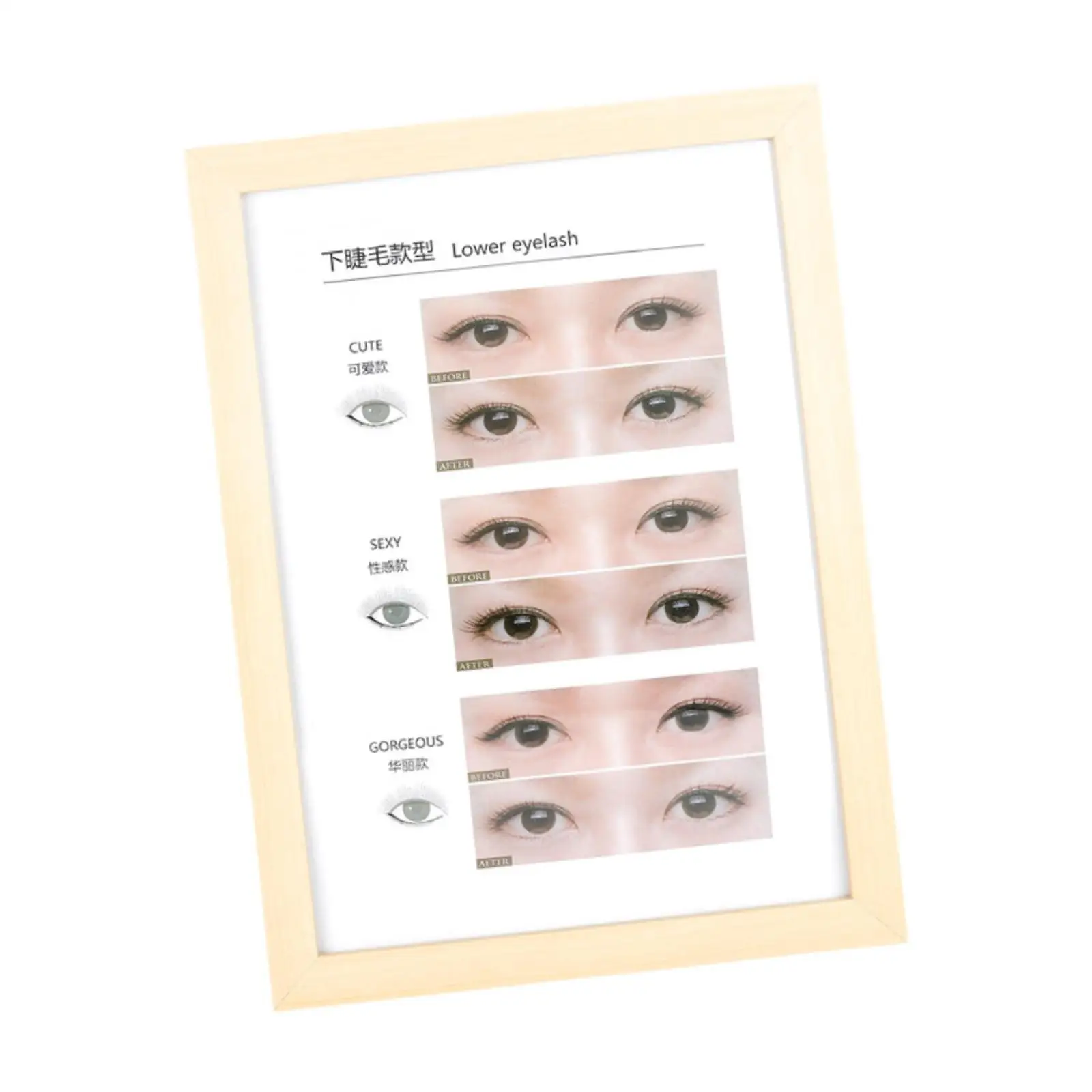 Eyelashes Wall Decor Professional for Lahses Fake Personal Care Make up Lash