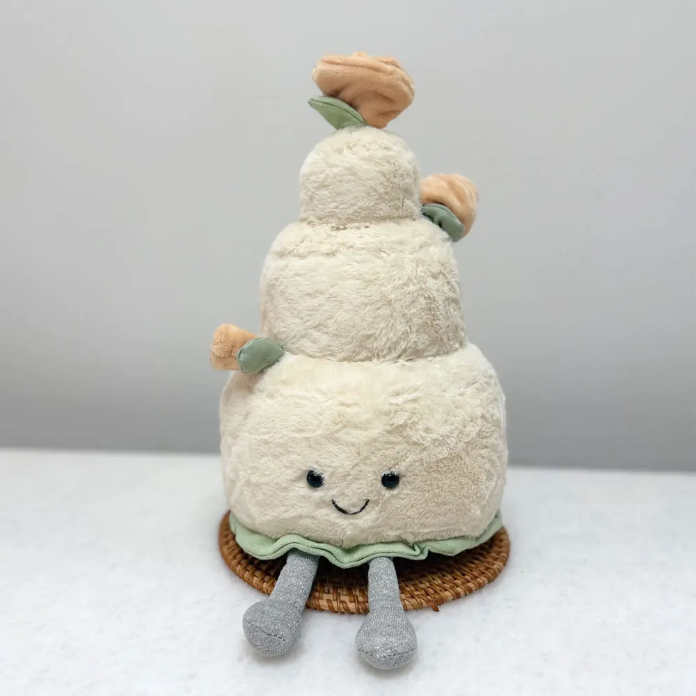 New JC Kawaii Dolls Strawberry Birthday Cake And Carrot Cake Plush Toys Christmas Birthday Gifts for Kids And Friends view 2