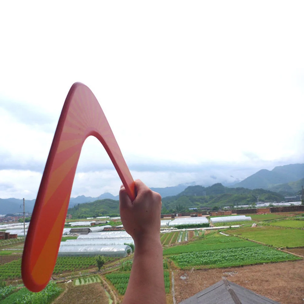 

2Pcs Boomerang Wooden V-Shaped Outdoor Premium Flying Maneuver Sports Equipment Kids Parent Interaction Grass Field