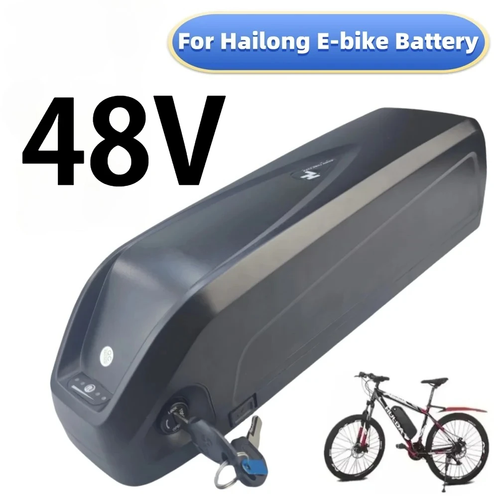 NEW Original 48V 10AH/15Ah/20Ah Fo Hailong Battery 40AH BMS for 350W 500W 750W 1000W Motor Free Shipping and Free Gift Charger