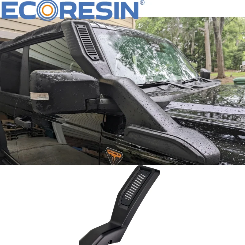 High Performance Air Intake Snorkel Kit for 2021-2025 Ford Bronco 2.3L/2.7L Hard Top  Deep Water Wading Engine Protection