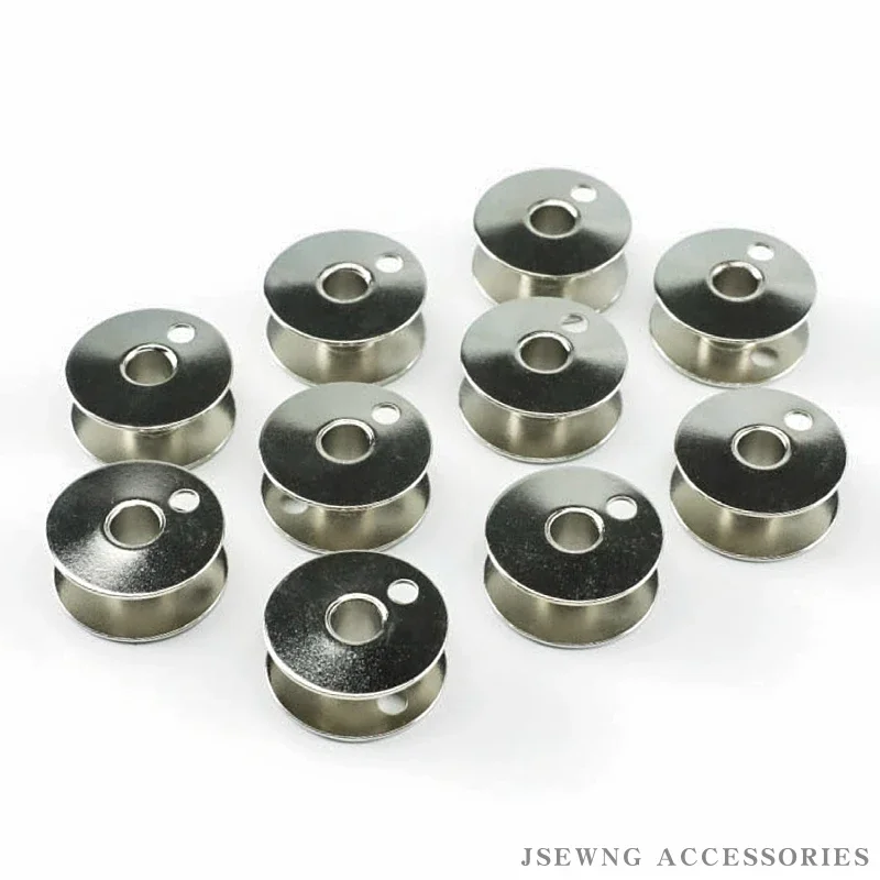 10PCS 112781-101 Metal Bobbin Fit Brother LT2-B835,LT2-B842,LT2-B845, JACK JK-58420C, JK-58450 Double Needle Sewing Machines