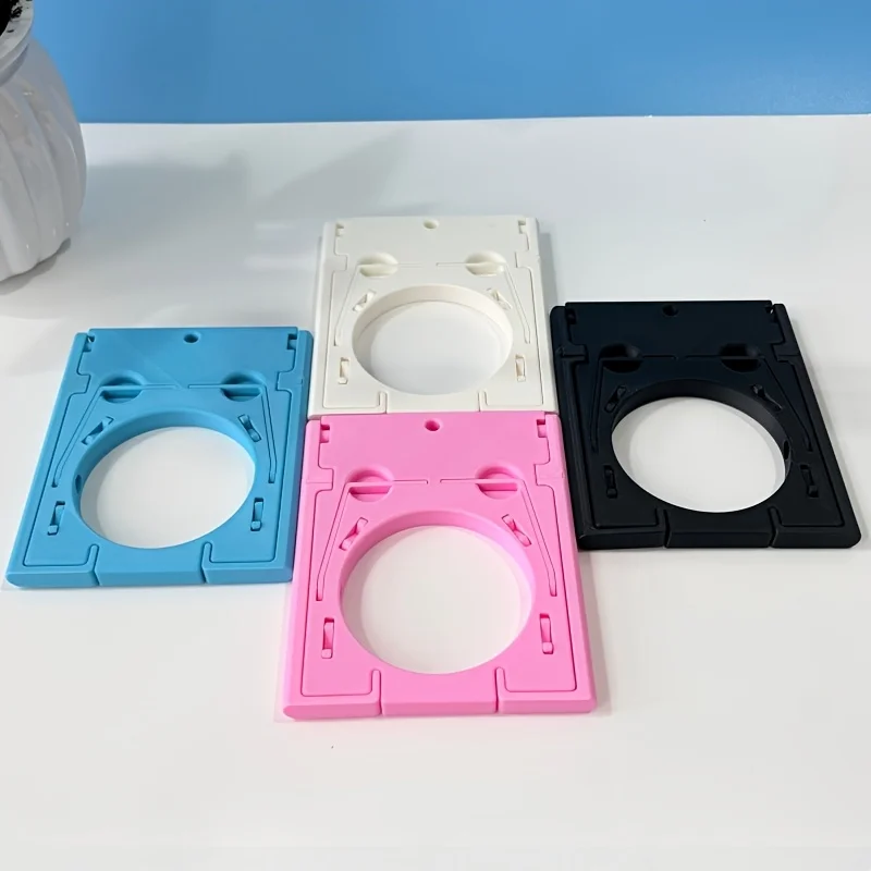 1pc Multi-functional Aircraft Cup Holder & Phone Stand - Foldable Aviation Small Table Tray - Beverage Holder - Two-in-One Trave view 6