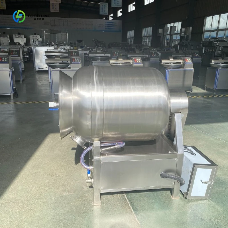 Stainless Steel Vacuum Tumbler Batch Vacuum Tumbling Machine Meat Marinating Tumbler Machine FL Customized