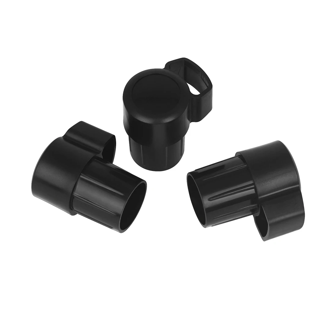 Saxofone Bent Neck Plug, Anti Colisão Botão, ABS, protetor preto, acessórios do instrumento de sopro