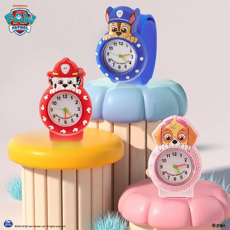 Paw Patrol Kids Watch Boys Girls Slap Bracelet Watch Children Cartoon Wristwatch Toy Watch Detachable Birthday Gift For Kids view 6