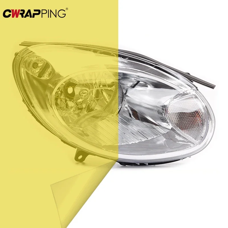 Yellow Car Vinyl Wr…