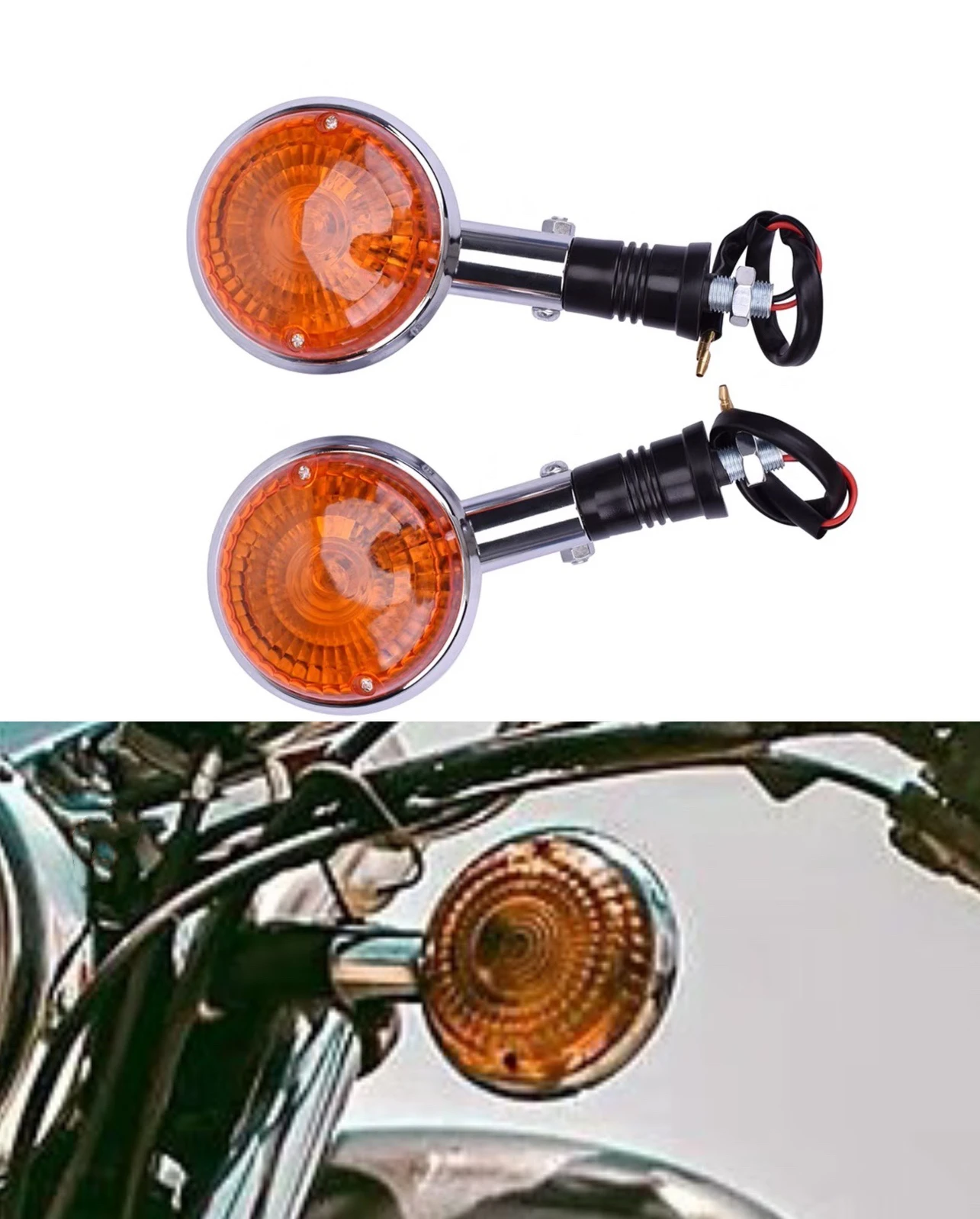 

Motorcycle Turn Signal Light Lamp For Yamaha XV400 XV650 XV1100 XV1300 XVS400 XVS650 XVS1100 Virago V MAX1200 star XVS 400 1100