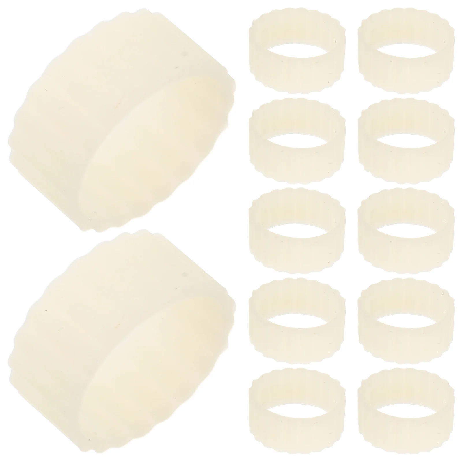 

12Pcs Silicone Grippers Non Slip Taper Holder Adapter Church Candlestick Stabilizer Wedding Holiday Centerpiece