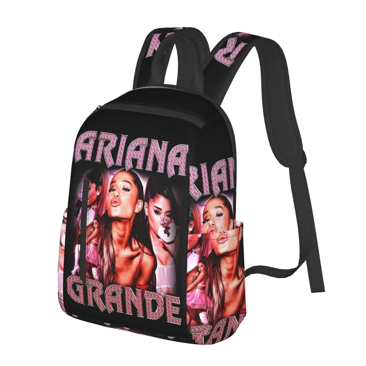 

Ariana Grande Singer Yes And Merch Songs Студенческий рюкзак Школьная сумка Дорожный рюкзак для мужчин и женщин Модная сумка для книг Сумки на плечо