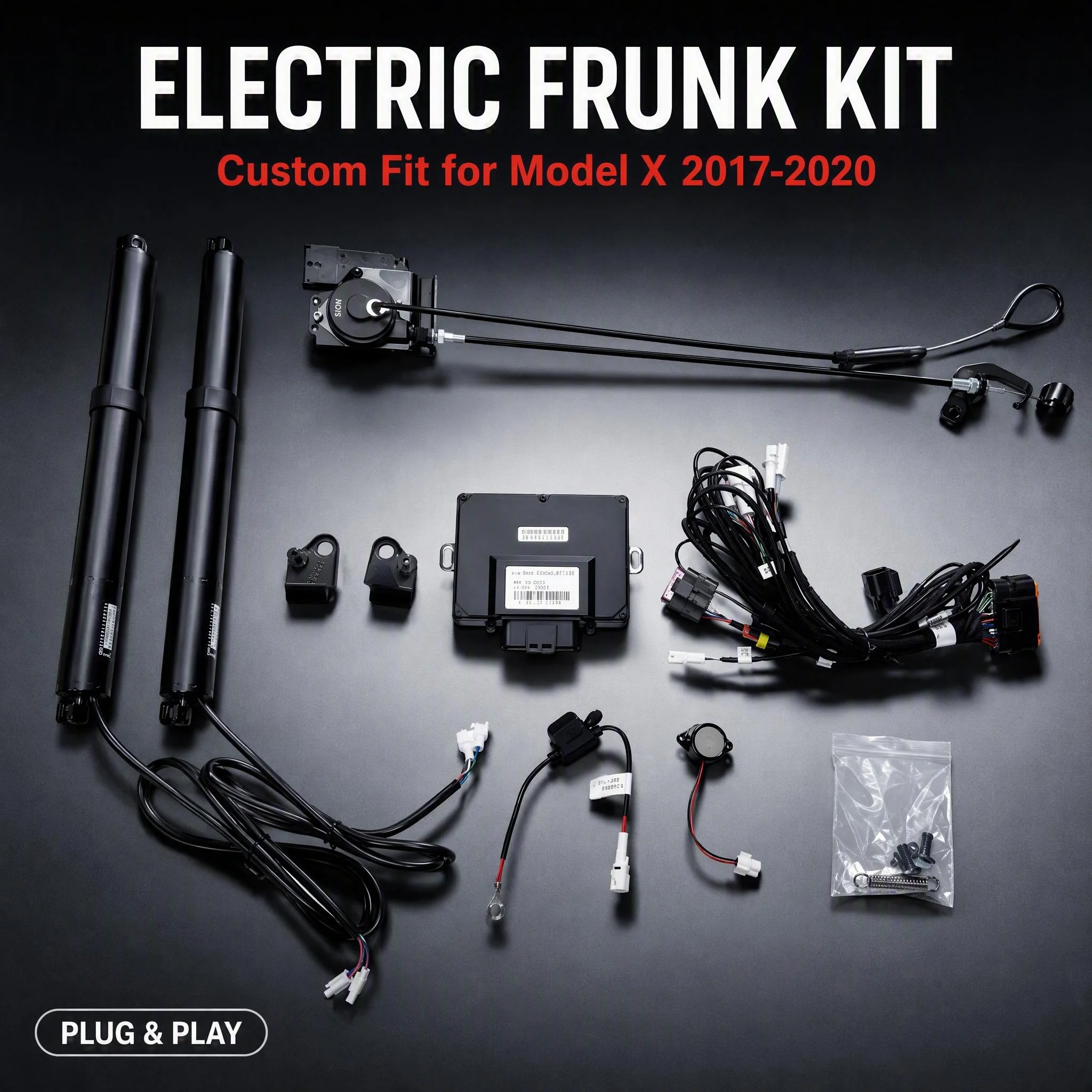 Automatic Opening and Closing Electric Front Trunk Lid for Tesla Model X/S/Y/3 Radar Detector Type