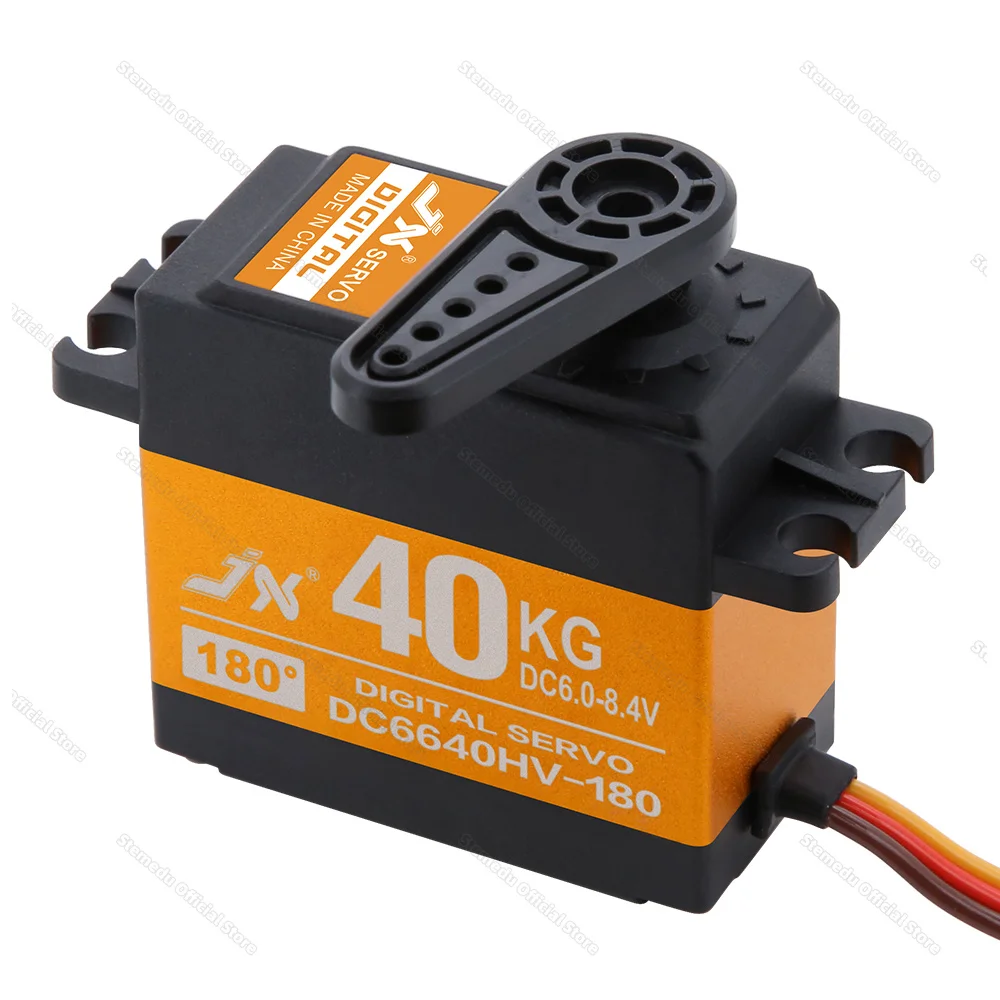 JX Servo DC6640HV Standard Digital 40kg Torque 0.11sec Metal Gear Servo 180/270/360 For RC Cars Robot Airplane Aircraft Crawler