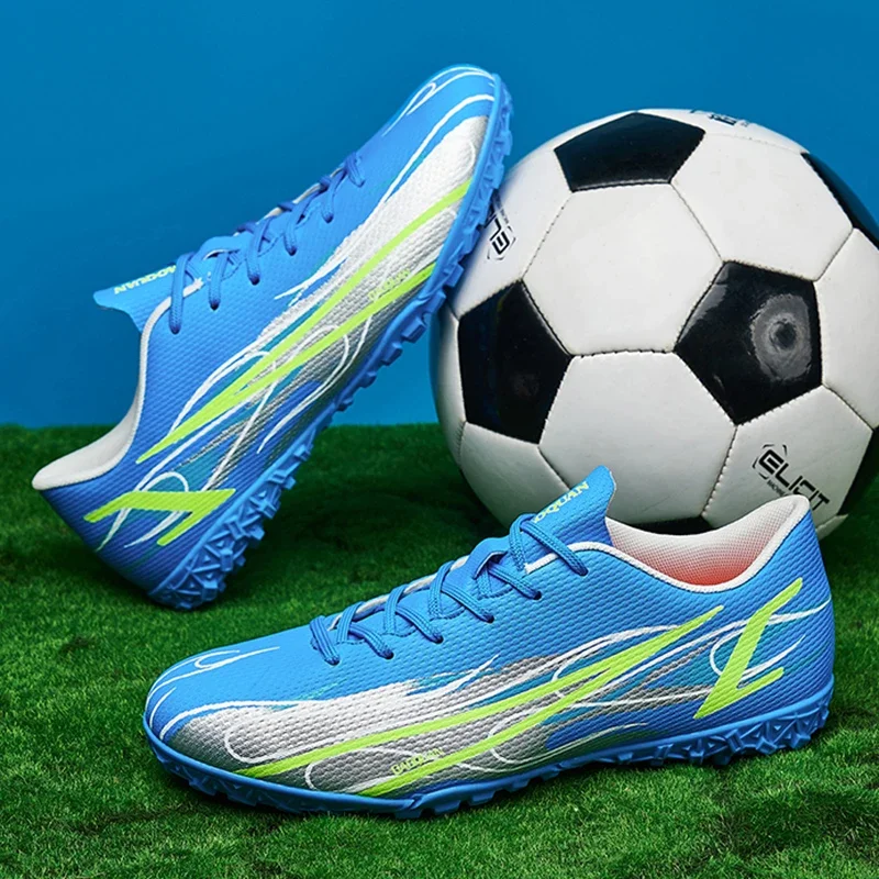 

Men's Soccer Shoes FG/TF Non-Slip Turf Soccer Cleats Training Shoes Ultralight Outdoor Sneakers Athletic Low Top Football Boots