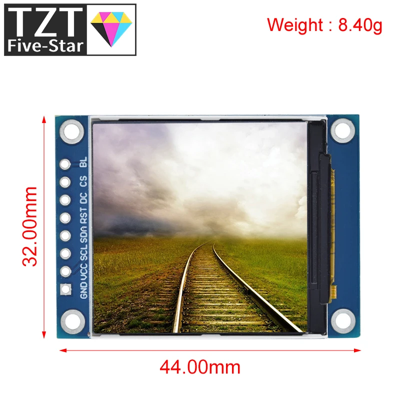 Imagem -02 - Polegada 1.54 Full Color Tft Display Module hd Ips Lcd Tela Led 240x240 Spi Interface St7789 para Arduino 1.54