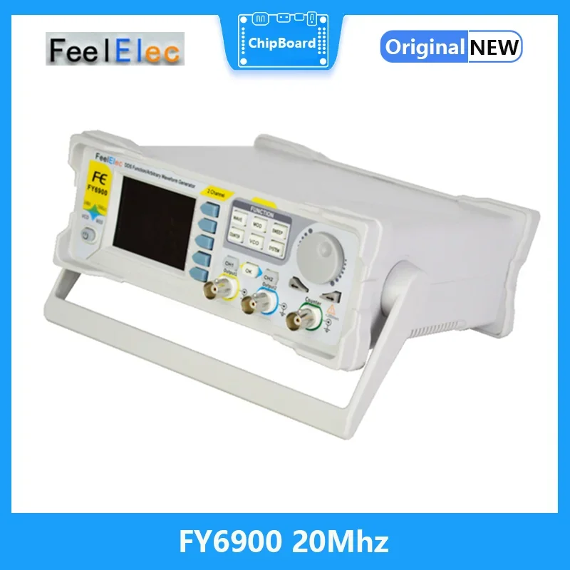 FY6900 20Mhz DDS Dual-Channel Arbitrary Waveform Pulse Function Signal Generator with High Quality