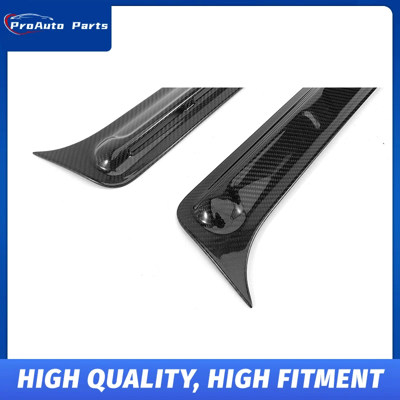 منفذ هواء على شكل حرف D من ألياف الكربون الجافة على طراز مانسوري لسيارة Mercedes-Benz G-Class W464 فتحة تهوية خارجية من الكربون الجاف على شكل حرف D #5