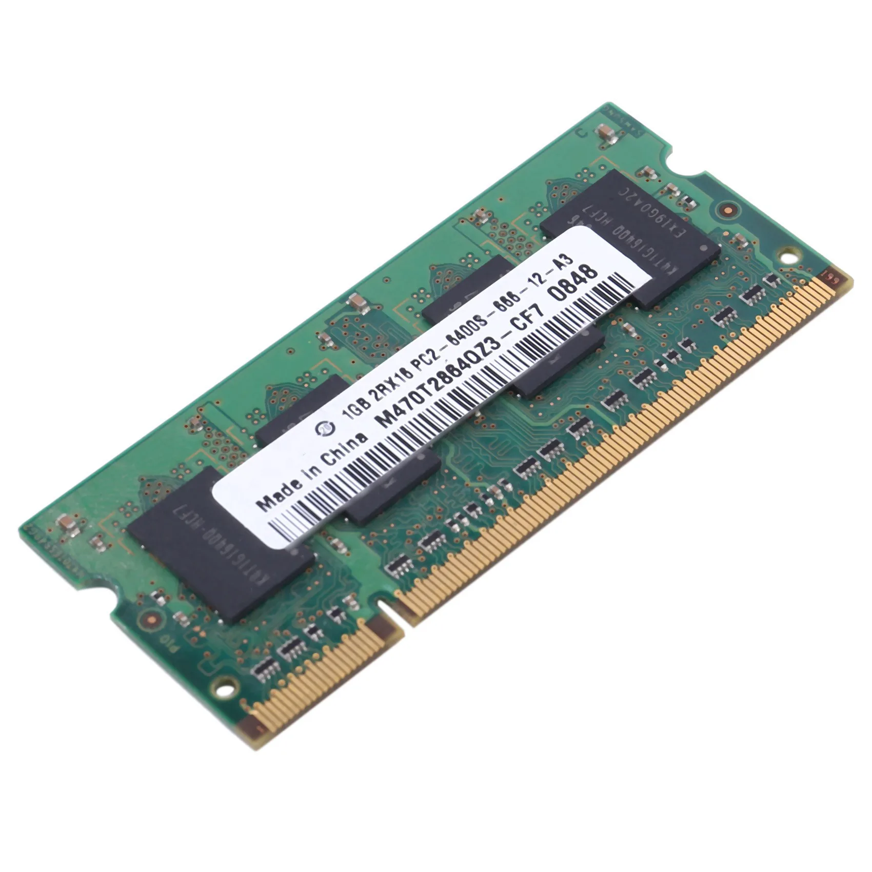 DDR2 1GB ذاكرة الوصول العشوائي للكمبيوتر المحمول 2RX16 800MHZ PC2-6400S 200Pins SODIMM ذاكرة الكمبيوتر المحمول