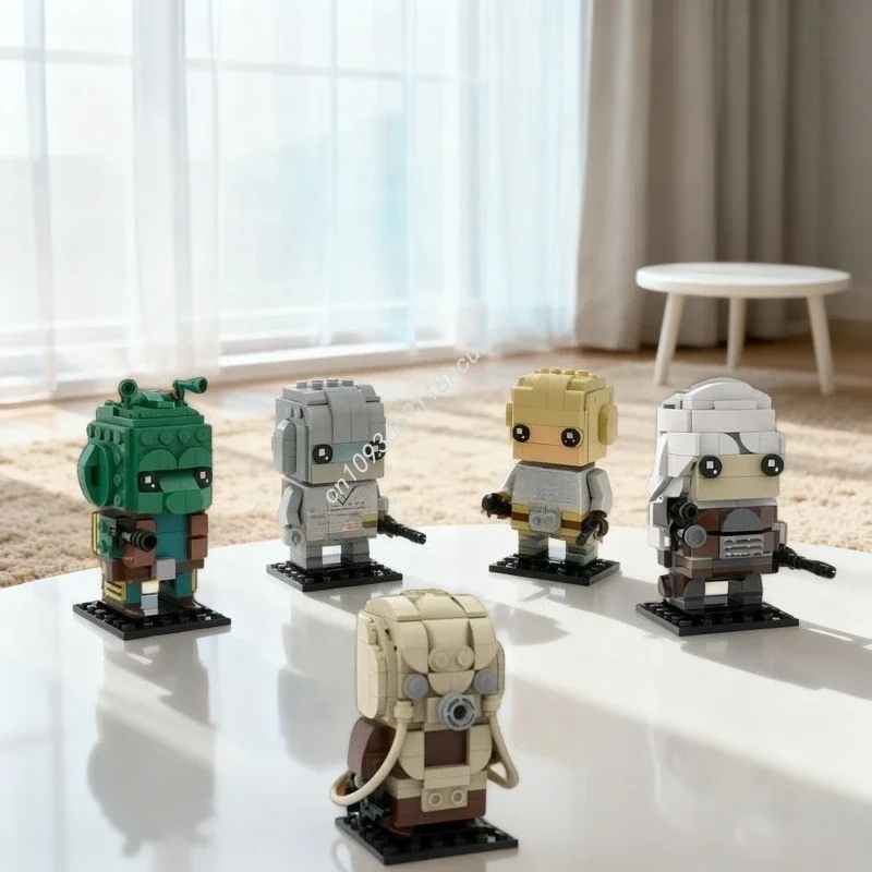 

Набор строительных блоков MOC «Охотник за головами» Brickheadz, 841 деталь, модель для сборки, архитектурный конструктор, развивающая игрушка, креативный рождественский подарок для детей