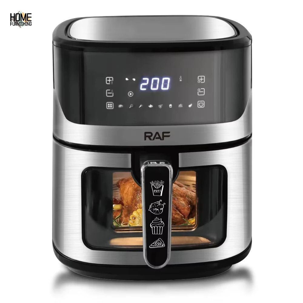 RAF Multifunctional New Arrival Electric Air Fryers Express Heat System Touch Screen Control Guided Cooking Prompts