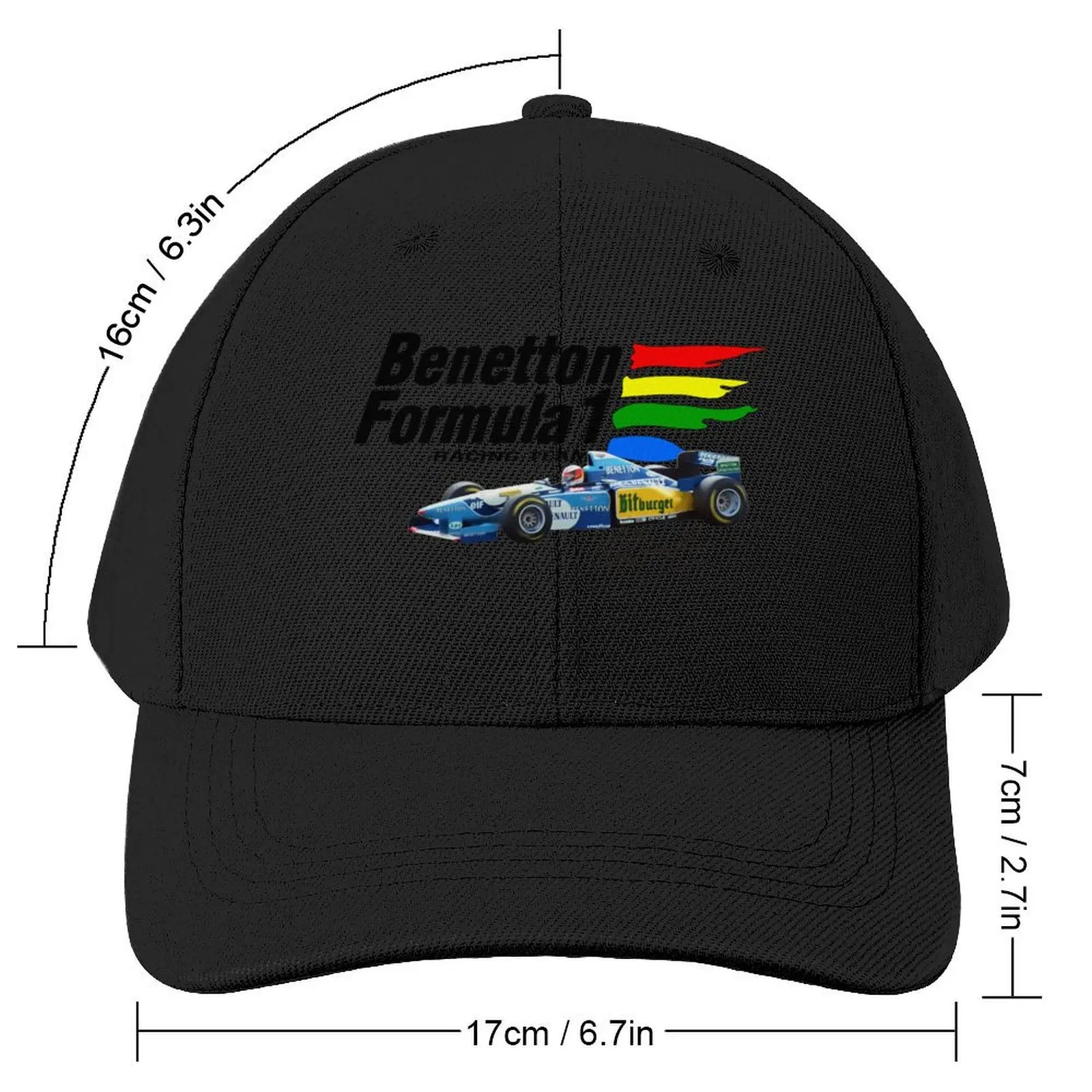 Schumacher Benetton 1995 Baseball Cap dad hat Snapback Cap Sunscreen Elegant Women's Hats Men's