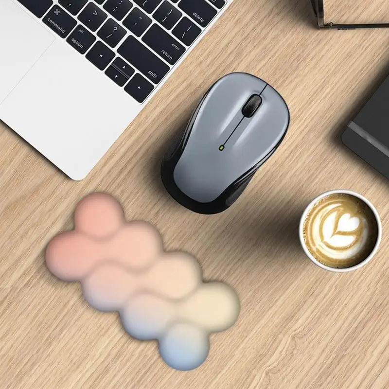 キーボードリストパッドソフトグラデーションハンドクッションソフトハンド保持リストレストパッド作業エリア学校や家庭用
